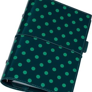 filoFAX Green Polka Dot Notebook
